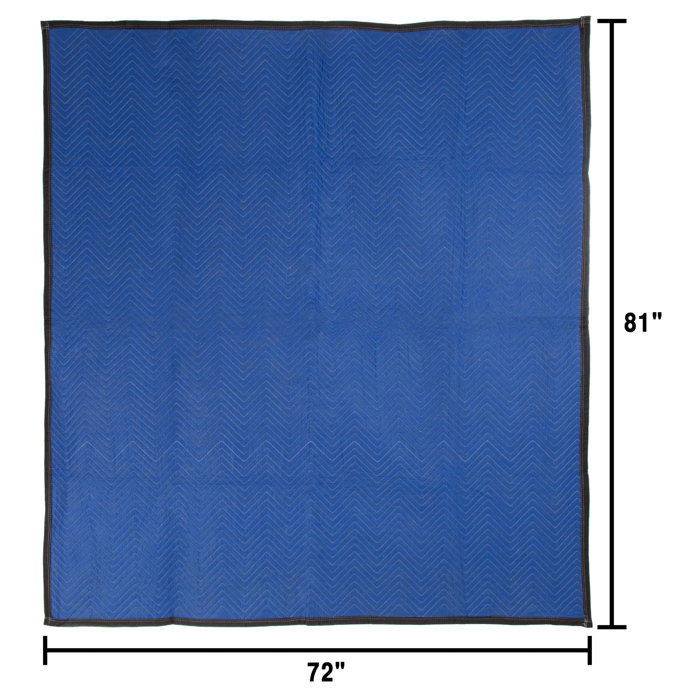 Stalwart Moving Blankets Duallayer Padded Blankets Storage, Shipping, Sound Deadening